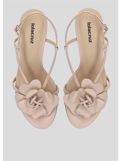 tulipa heel sandals LOLA CRUZ | 035Z13BK-V25NUDE